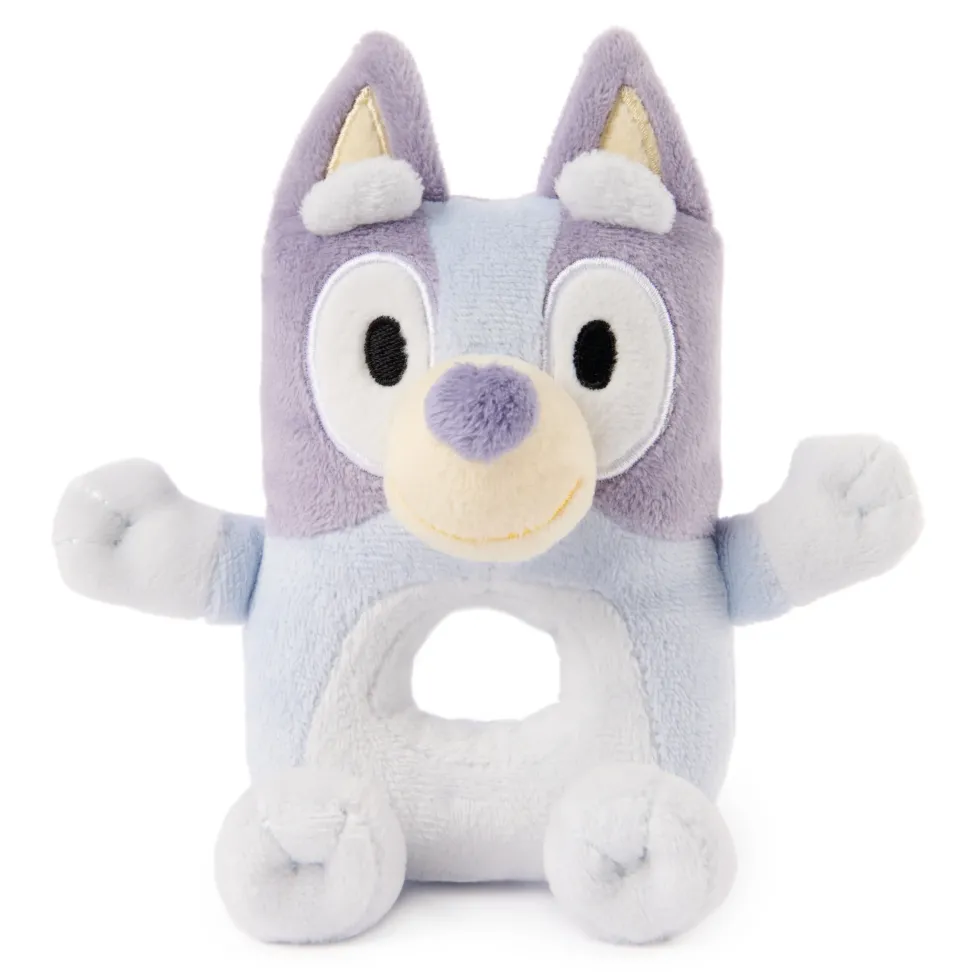 GUND Bluey Plush Ring Rattle - 6”