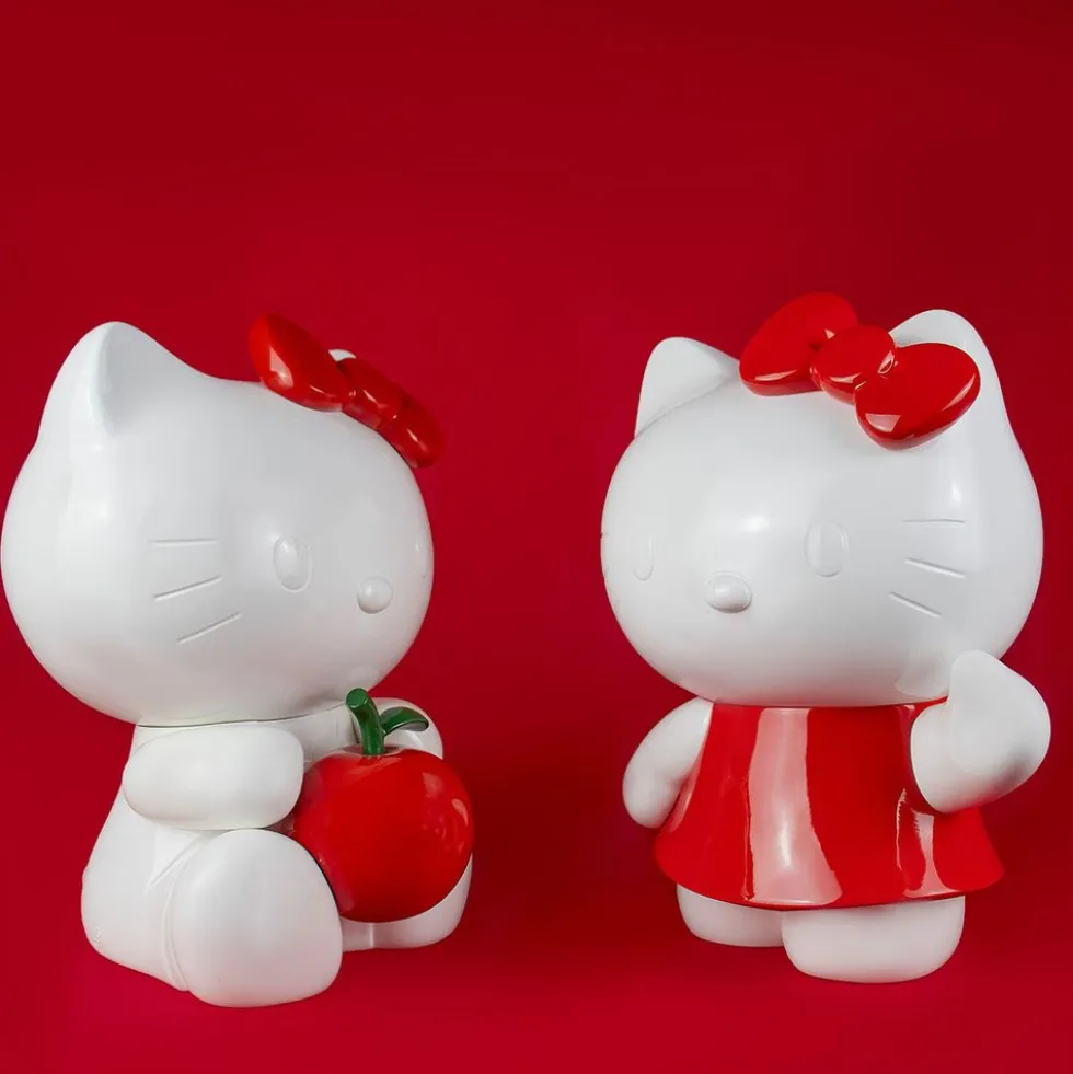 Hello Kitty Figure in Red Robe - 10.6"