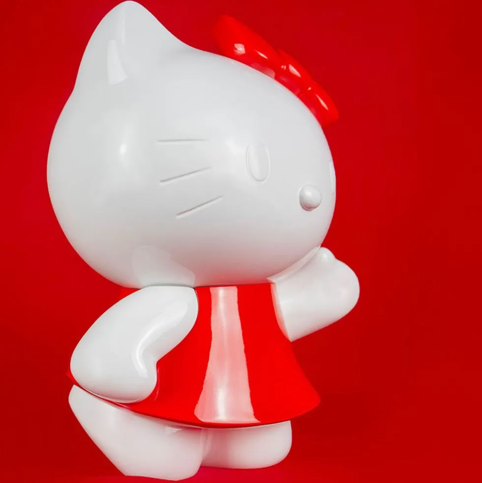 Hello Kitty Figure in Red Robe - 10.6"