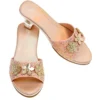High-Heel Clarisse Slipper (Gold Peach) - Size 8-9