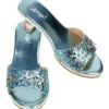 High-Heel Ice Queen Slipper (Blue) - Size 12-13