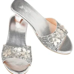 High-Heel Mariona Slipper (Silver) - Size 10-11