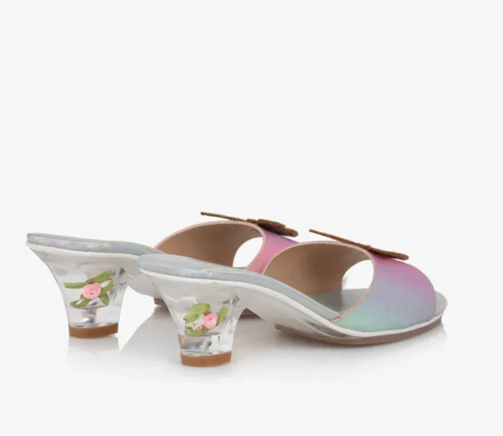 High-Heel Ophelie Slipper (Rainbow Butterfly) - Size 12-13