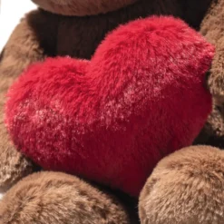 Hoppie Rabbit Brown Plush with Heart - 6