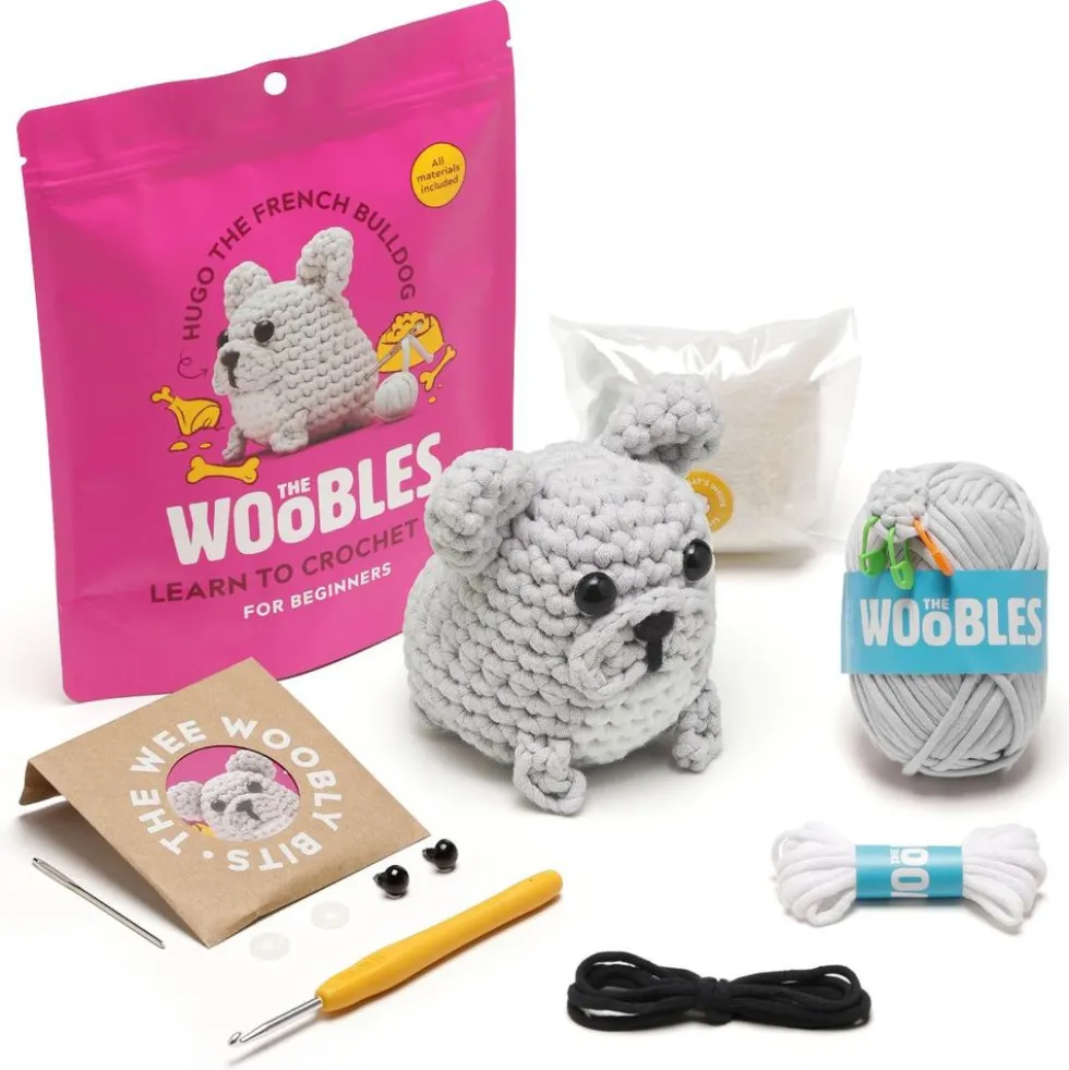 Hugo the French Bulldog Learn to Crochet Kit