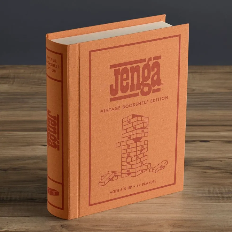Jenga Vintage Bookshelf Edition