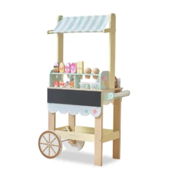 Jolly Pals Wood Ice Cream Stand with 33 Accessories and Chalkboard