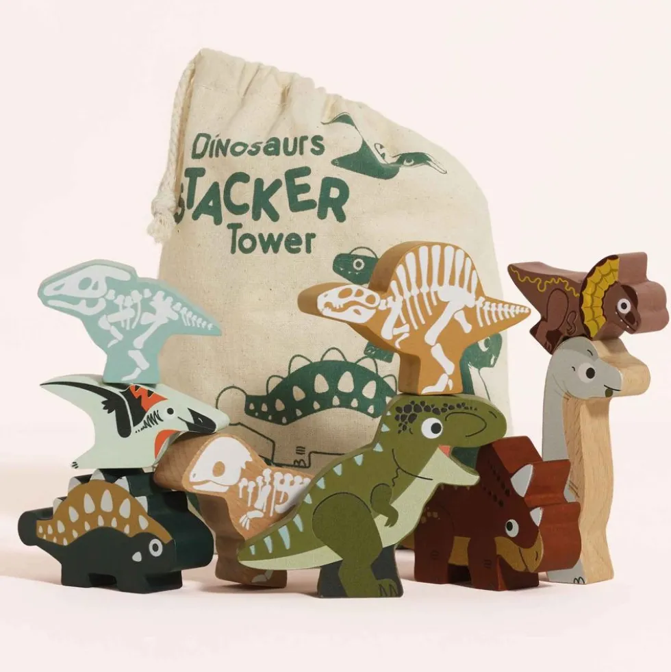 Jurassic Stacking Dinosaurs & Bag
