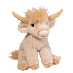 Laddie Cream Highland Cow Soft Plush