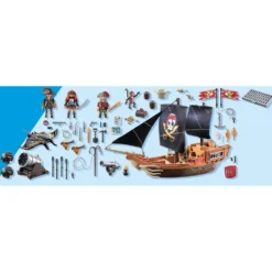 Large Pirate Ship Playset