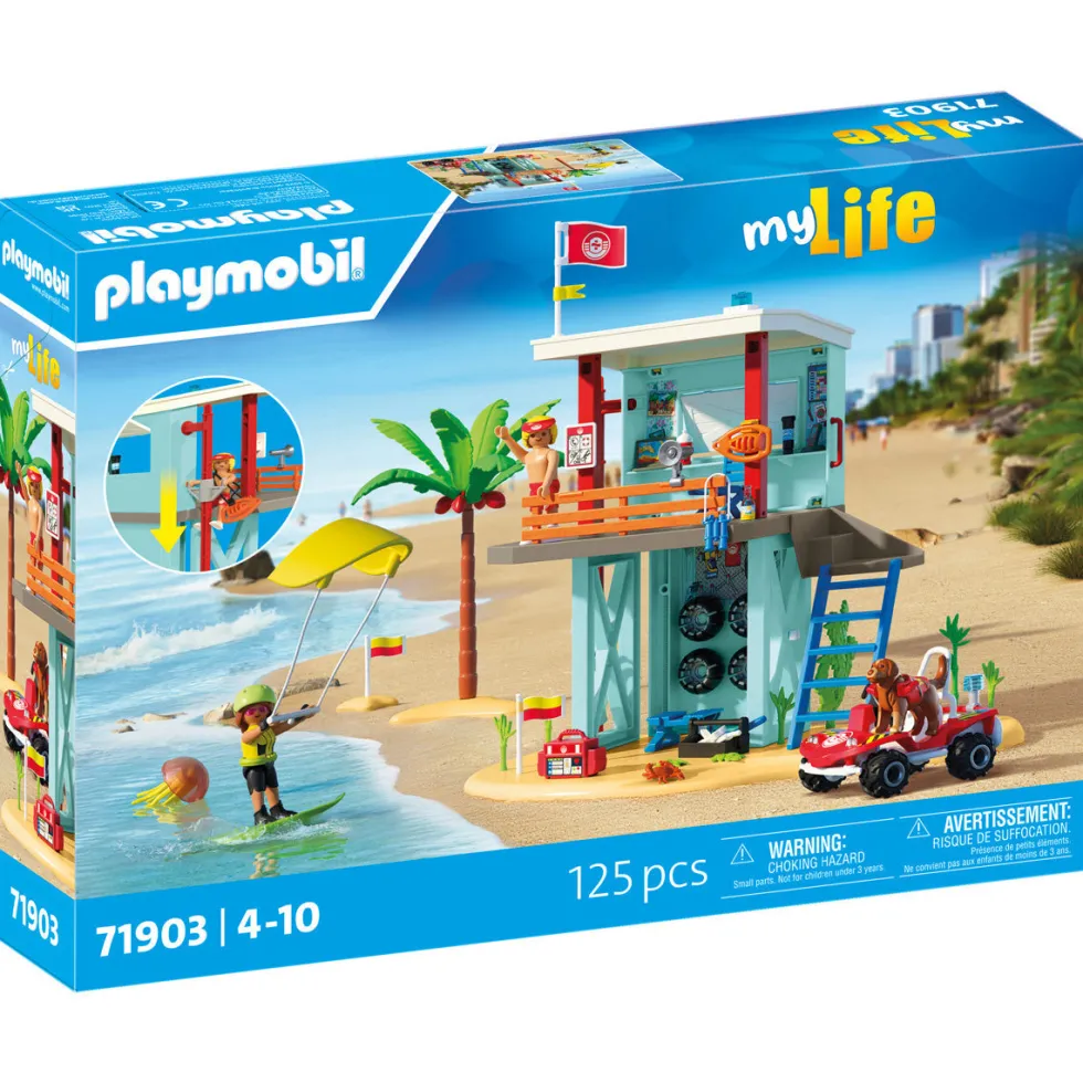 Lifeguard Tower with Beach Buggy Playset