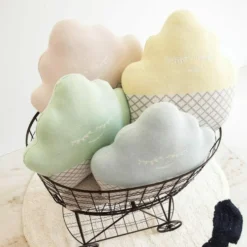 Light Blue Cupcake Pillow