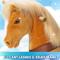 Light Brown Horse Model Y Ride on Toy - 4-7 Years