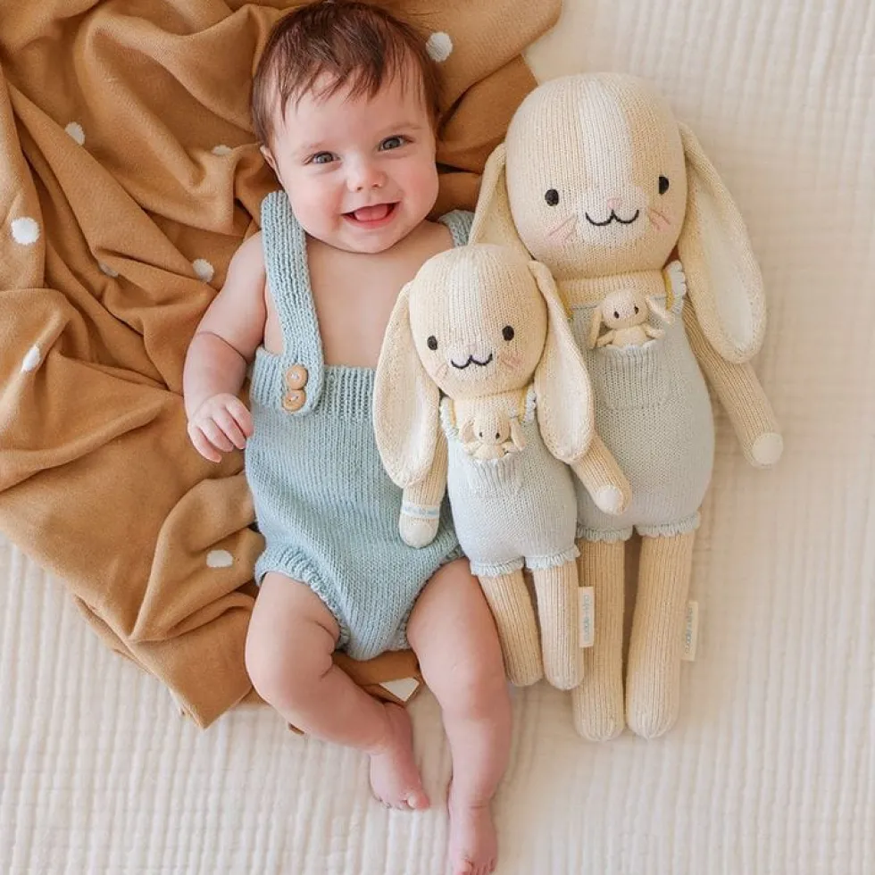 Little 13" Briar the Bunny Hand-Knit Doll