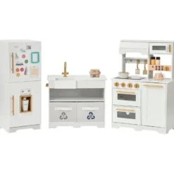 Little Chef Atlanta Modular Play Kitchen - White/Gold