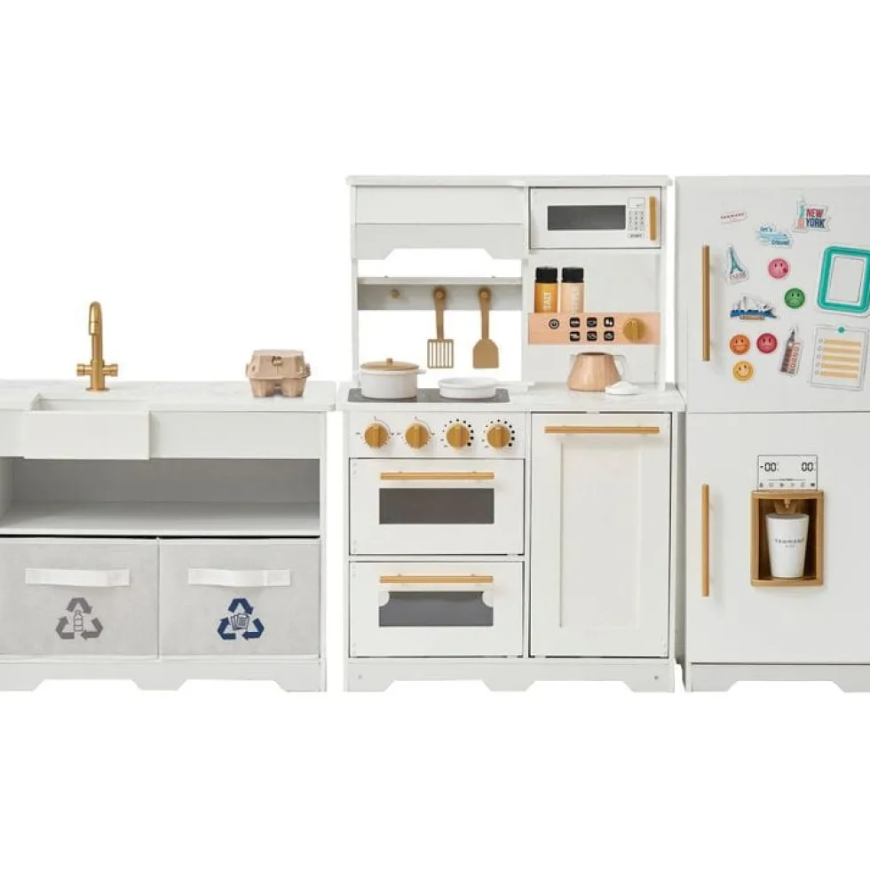 Little Chef Atlanta Modular Play Kitchen - White/Gold