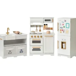 Little Chef Atlanta Modular Play Kitchen - White/Gold