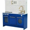 Little Chef Berlin Modern Play Kitchen - White / Blue