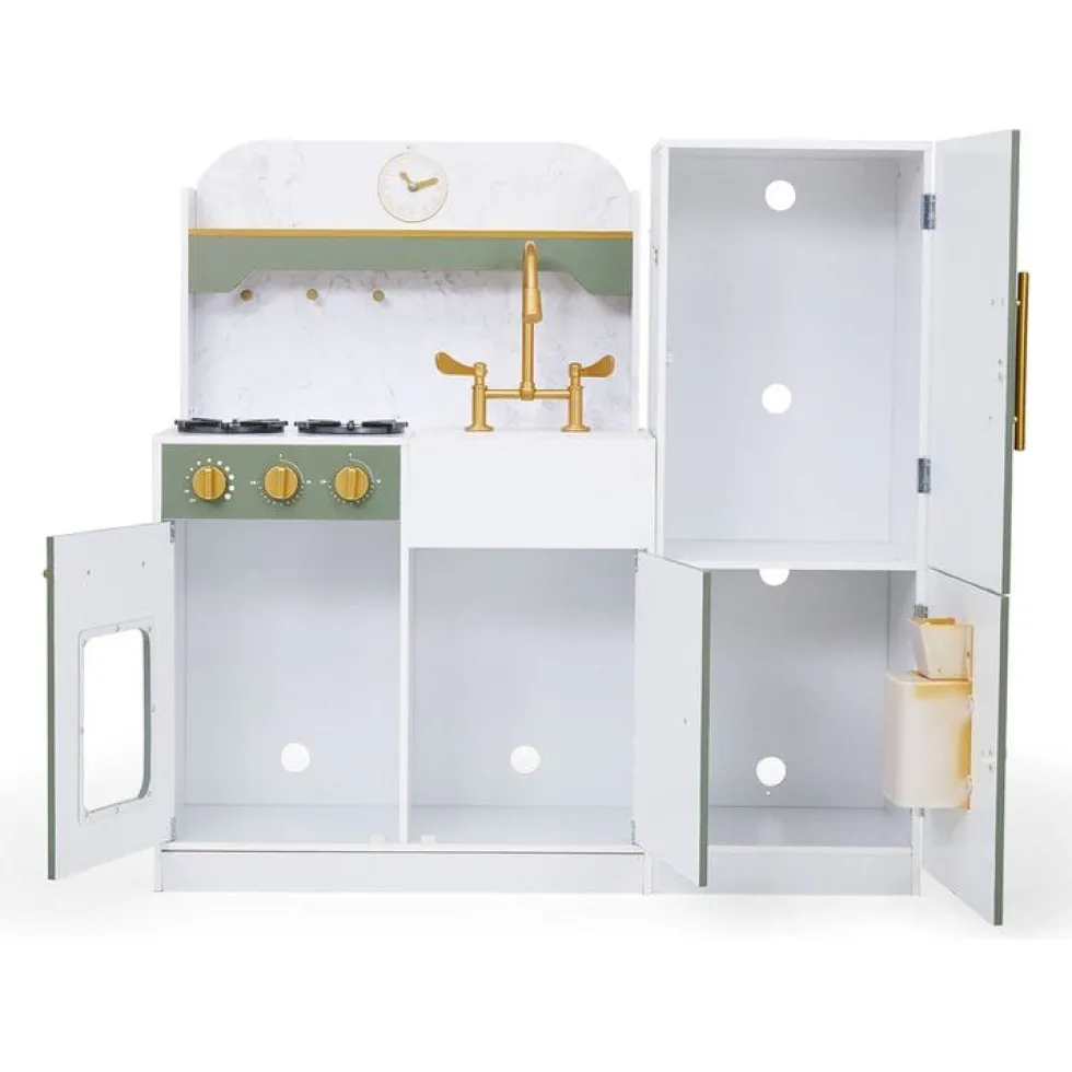 Little Chef Versailles Deluxe Play Kitchen - Olive Green