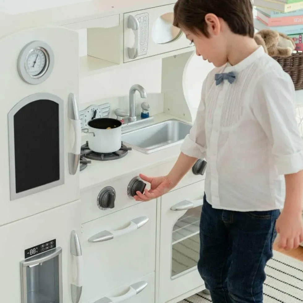Little Chef Westchester Retro Play Kitchen - Ivory