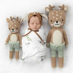 Little 13" Elliott the Fawn Hand-Knit Doll