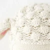 Little 13" Lucy the Lamb (Pastel) Hand-Knit Doll