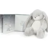 Little Nibble Bunny (Gray) Book & Plush Bundle