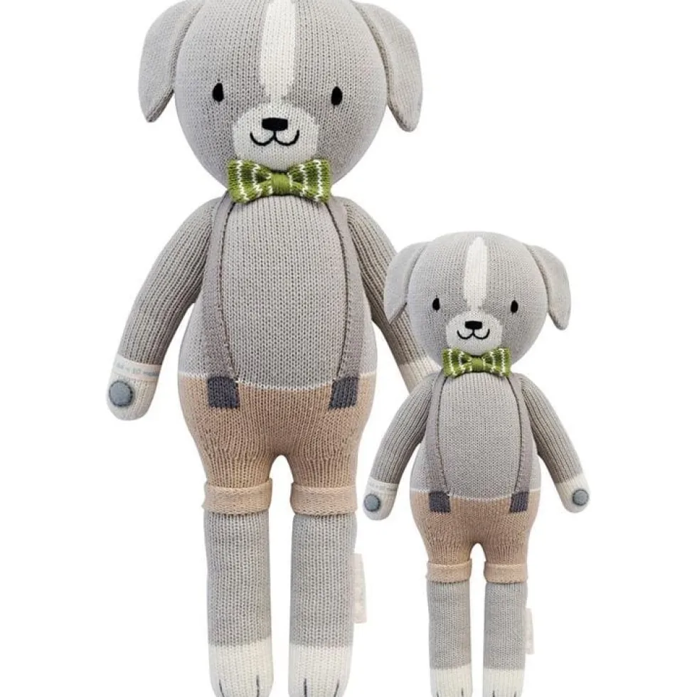 Little 13" Noah the Dog Hand-Knit Doll