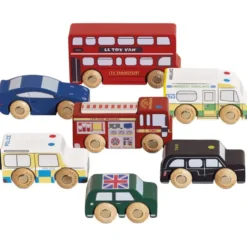 London Toy Car Set - 7 Pieces