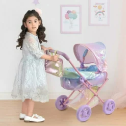 Magical Dreamland Baby Doll Stroller & Carrier Iridescent