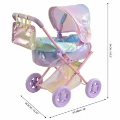 Magical Dreamland Baby Doll Stroller & Carrier Iridescent