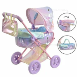 Magical Dreamland Baby Doll Stroller & Carrier Iridescent