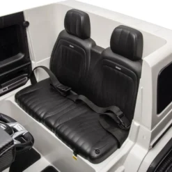 Mercedes G-Wagon 24V 4x4 2-Seater Ride on Car - White