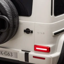 Mercedes G-Wagon 24V 4x4 2-Seater Ride on Car - White