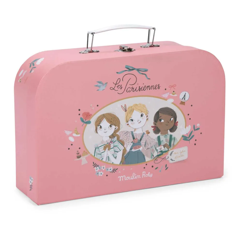 Metal Tea Set with Suitcase - The Parisiennes