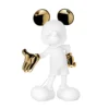 Mickey Mouse Figure White & Gold - 23.6"