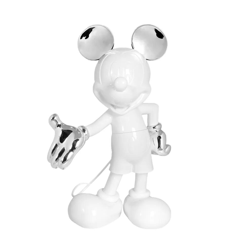 Mickey Mouse Figure White & Silver - 55"