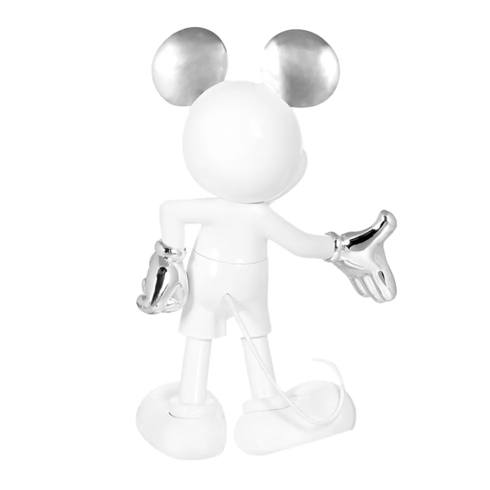 Mickey Mouse Figure White & Silver - 55"