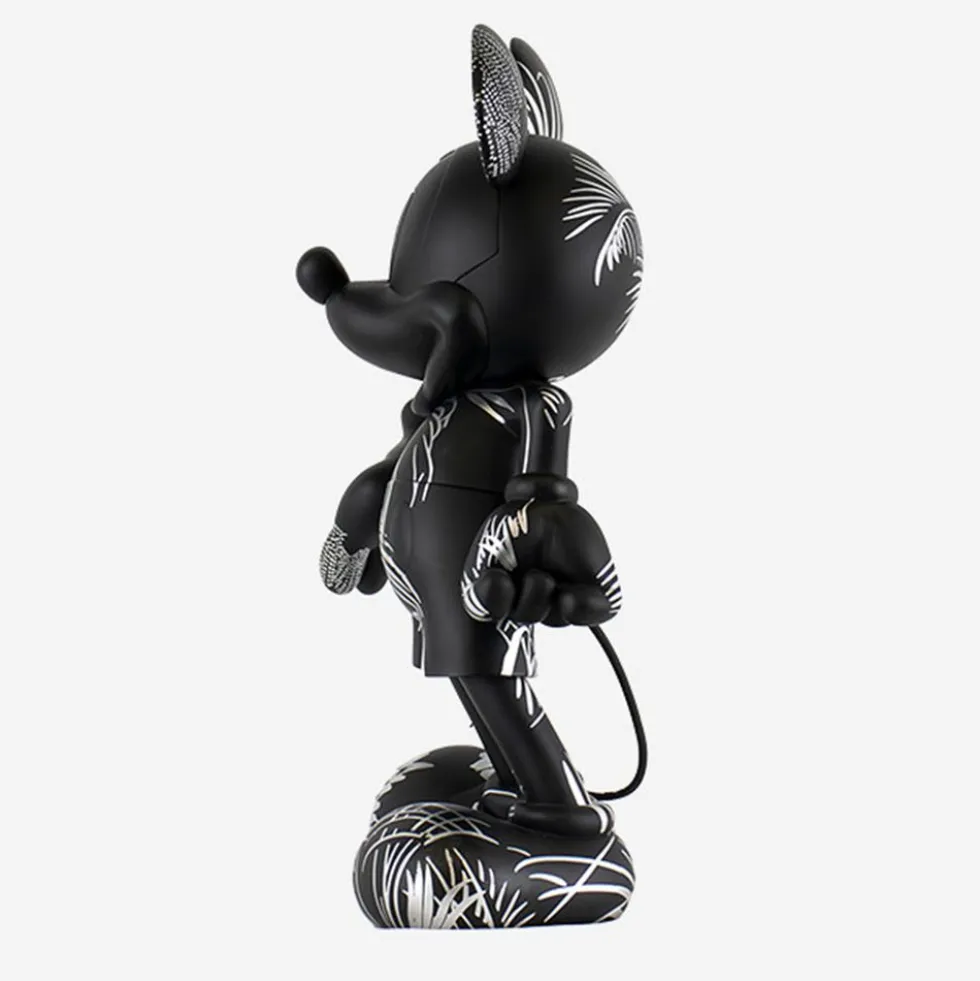 Mickey Mouse 12" Star Style Martyn Lawrence Bullard Figurine - Black & Silver