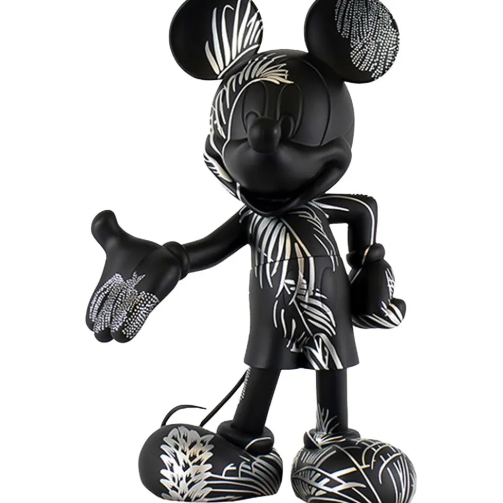 Mickey Mouse 12" Star Style Martyn Lawrence Bullard Figurine - Black & Silver