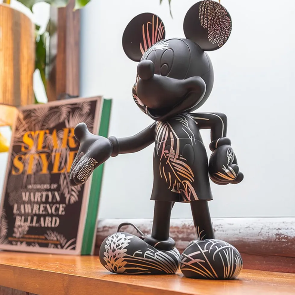 Mickey Mouse 12" Star Style Martyn Lawrence Bullard Figurine - Black & Silver