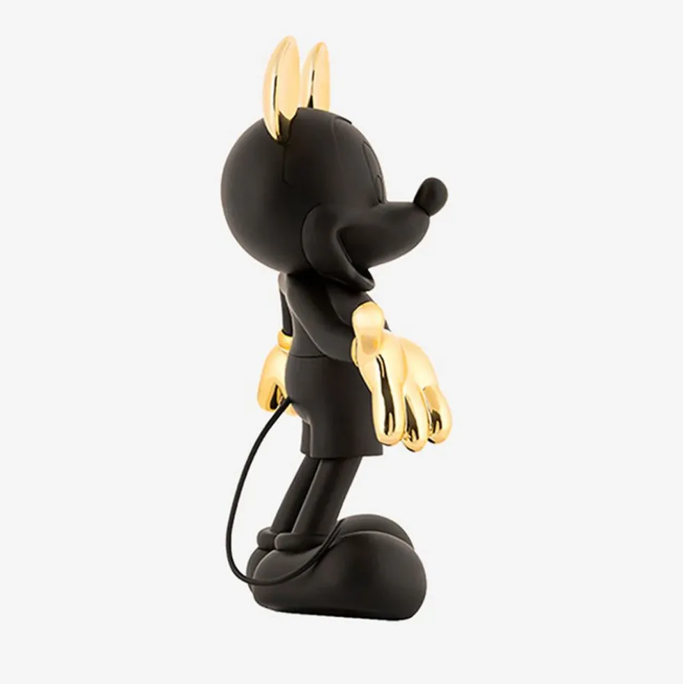 Mickey Mouse Welcome 12" Studio Figurine - Black & Gold