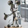 Mickey Mouse 12" Welcome Studio Figurine - Silver