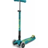 Micro Maxi Foldable LED Scooter - Petrol Green