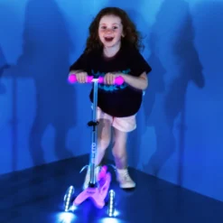 Mini Deluxe Glow LED Plus Scooter - Frosty Pink