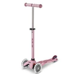 Mini Deluxe Rock & Go LED Scooter - Dusty Rose