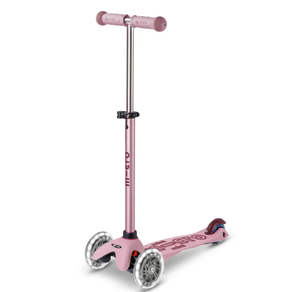 Mini Deluxe Rock & Go LED Scooter - Dusty Rose