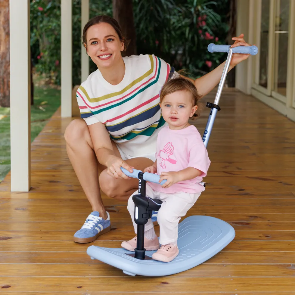 Mini Deluxe Rock & Go LED Scooter - Ocean Slate