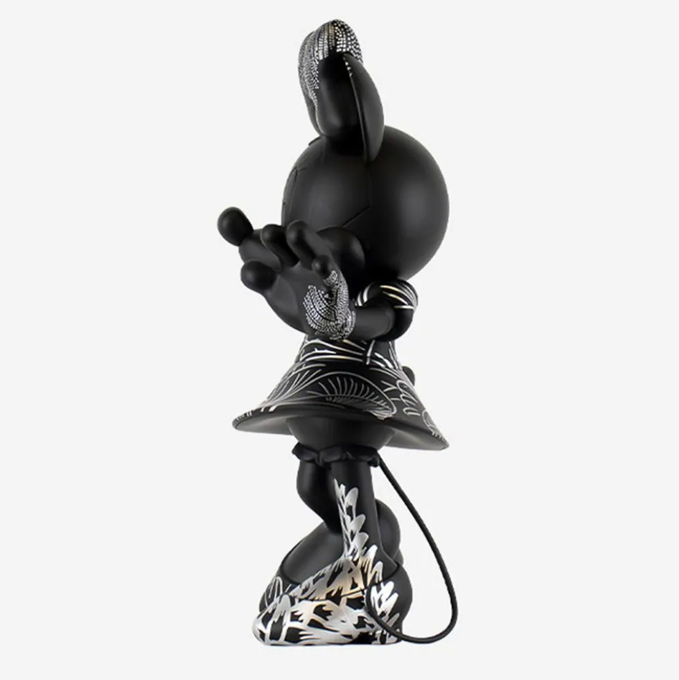 Minnie Mouse 12" Star Style Martyn Lawrence Bullard Figurine - Black & Silver