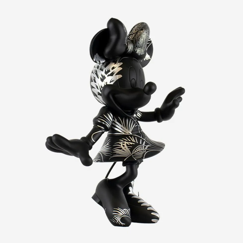 Minnie Mouse 12" Star Style Martyn Lawrence Bullard Figurine - Black & Silver